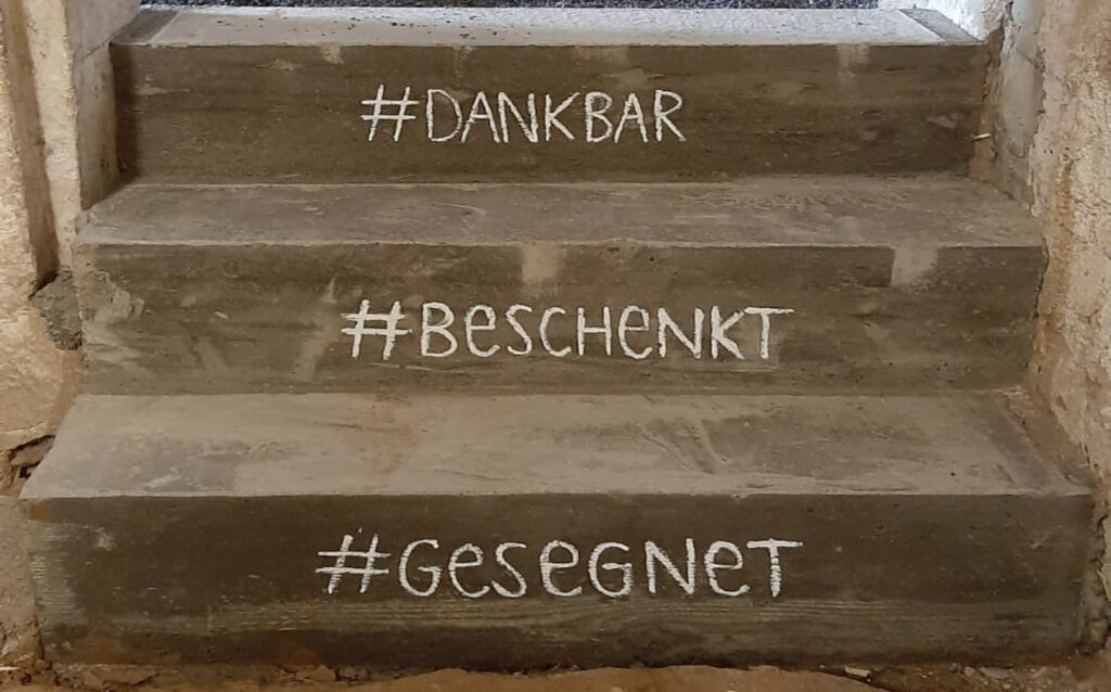 Dankbar, Beschenkt, Gesegnet
